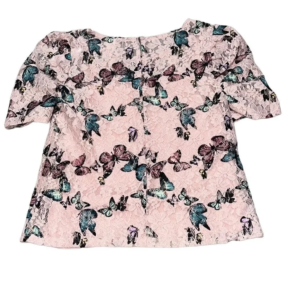 Justice Lace Cropped Top